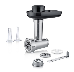 Accesoriu pentru masina de tocat carne SEVERIN, durabil, usor de curatat, potrivit pentru procesoarele de bucatarie SEVERIN: KM 3896, 3897, 3898 Negru, aluminiu, plastic, ZB 5591 - Img 1