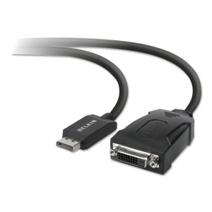 Adapter DisplayPort la DVI Belkin, 1080p, Plug-and-Play
