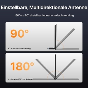 Adapter USB WLAN Tenda U11 Pro, WiFi 6, 886Mbps, antena 6dBi - Img 4