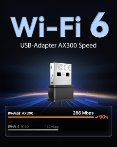 Adaptoare WiFi Tenda W311MI, AX300, 286Mbps, Nano - Img 3