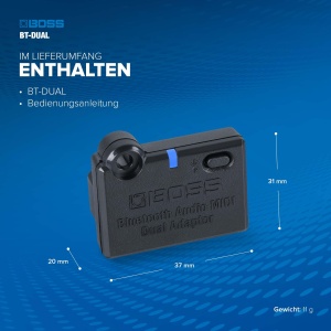 Adaptor Bluetooth AudioMIDI BOSS BT-DUAL, Compact, Usor de Instalati - Img 6