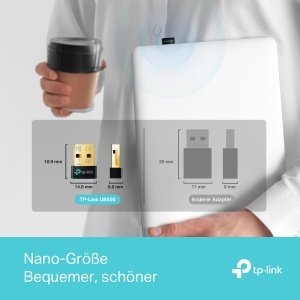 Adaptor Bluetooth TP-Link UB500 Nano USB, Plug Play, compatibil Windows 11108.1 - Img 2