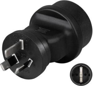 Adaptor de calatorie Hama Australia China Tip I (adaptor pentru Argentina, Noua Zeelanda, Papua Noua Guinee, Uruguay) Mufa de calatorie Negru