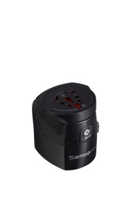 Adaptor mondial Samsonite World Adaptor Pro 3-PUSB, Negru - Img 5