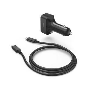 Adaptor universal Hama Kfz USB C pentru laptop, 65W, negru - Img 2