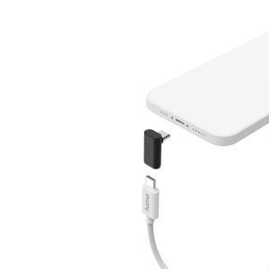 Adaptor USB-C Hama 90deg 10 Gbps 240W Set 2 Bucati - Img 4