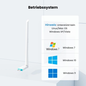 Adaptor Wi-Fi USB Tenda U2, Wi-Fi 6, 286 Mbits, antena 6 dBi - Img 6