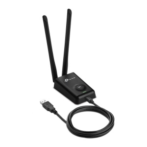 Adaptor WLAN TP-Link TL-WN8200ND, 300Mbits, Negru, cu 2 antene detasabile - Img 2