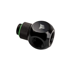 Adaptor Y Corsair Hydro X Series XF, G14, din alama, negru - Img 5