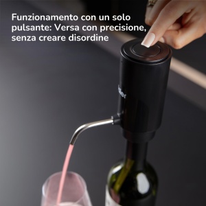 Aerator si dozator de vin electric Haier, 2 in 1, compatibil cu sticle standard - Img 3