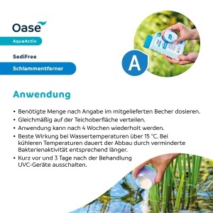 Agent de curatare pentru iaz Oase AquaActiv SediFree 700g - Reducerea namolului cu bacterii - Img 5