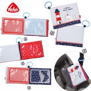 Album foto pentru bebelusi Fehn Ocean Club 20x15 cm material textil pentru 6 fotografii - Img 3