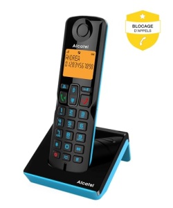 Alcatel S280 negru si albastru, maini libere, blocare apeluri, agenda telefonica cu 50 de nume si numere - Img 6
