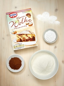 Amestec pentru prajituri Dr. Oetker Marmor-Wolke, 8 x 455 g, cu decor zahar - Img 2