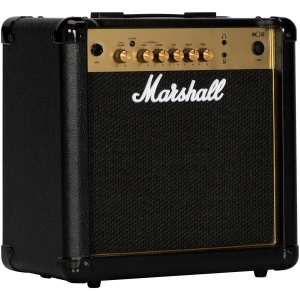 Amplificator E-Gitara Marshall MG15G, 15W, 2 canale, Negru si Auriu - Img 3