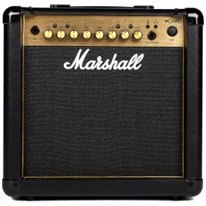 Amplificator E-Gitara Marshall MG15GFX, 15W, Negru si Auriu - Img 2