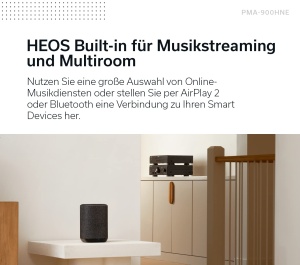 Amplificator stereo Denon PMA-900HNE, 2x85W, Phono integrat, Argintiu - Img 3