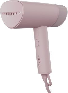Aparat de calcat vertical Electrolux Care 500 Whisper Pink improspatare cu abur