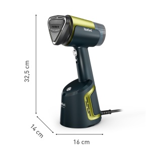 Aparat de calcat vertical Tefal Aero Steam 1400W Abur 20 gmin Rezervor 100 ml AlbastruVerde - Img 10
