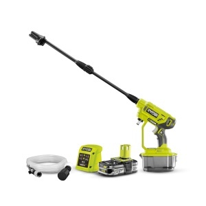 Aparat de curatare cu presiune medie Ryobi RY18PW22A-125 18V 3-in-1 cu acumulator si incarcator