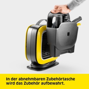 Aparat de curatat cu inalta presiune Karcher K Mini usor si compact presiune max 110 bari debit 360 lh suprafata 20 m2h greutate 393 kg pistol de inal - Img 6