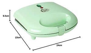 Aparat de facut vafe Bestron ASW401 Retro Design 700W Mint - Img 7