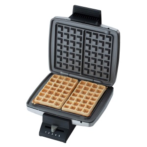 Aparat de facut vafe Cloer 1445 930 W Acoperire antiaderenta Otel inoxidabil - Img 3