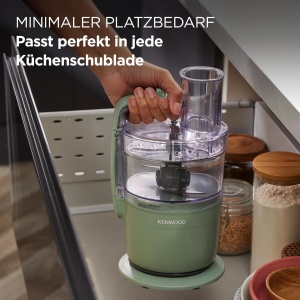 Aparat de gatit Kenwood MultiPro Compact FDP23.140, multifunctional, cu sistem Express Serve, verde - Img 3