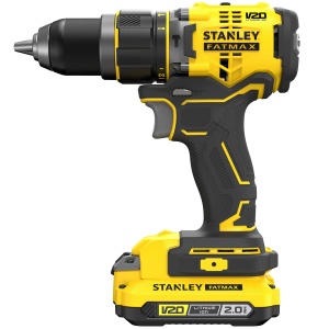 Aparat de gaurit cu percutie Stanley FatMax SFMCD721D2K, 18V, 80 Nm, 2 viteze - Img 3