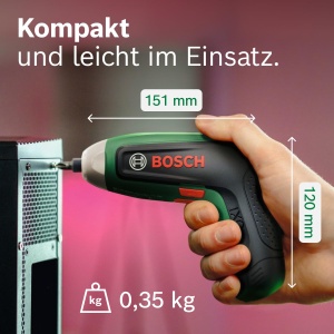 Aparat de gaurit si insurubat Bosch IXO 8, 2.0 Ah, compact, cu accesorii - Img 5