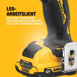 Aparat de gaurit si insurubat DEWALT DCD701, 12V, 57.5 Nm, design compact - Img 8