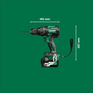 Aparat de gaurit si insurubat HiKOKI DS36DCWRZ, 36V, 155 Nm, 2x 2.5 Ah - Img 5