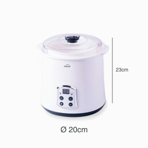 Aparat de iaurt Lacor 69243, 2L, alb, cu timer 48 ore - Img 2