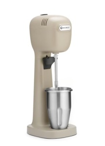 Aparat de milkshake HENDI, incl. 2 pahare de blender (otel inoxidabil si policarbonat) si 4 agitatoare interschimbabile, mixer de bauturi, Frappes, mixer de bauturi, 230V/400W, 170x196x(H)490mm, caramel - Img 5