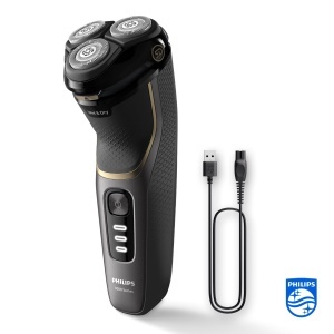 Aparat de ras electric Philips Series 3000 S334213 negru tehnologie SkinProtect trimmer integrat - Img 7