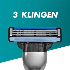 Aparat de ras Gillette Mach3 3 lame cu 1 rezerva design ergonomic - Img 4
