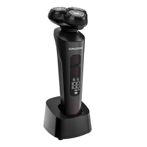 Aparat de ras Grundig ProClub MS 9130 Mat Negru-Rosu BeardCare Sensor Lame Titan Wet Dry - Img 4