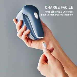 Aparat de ras pentru scame Calor JA7002C0, cu USB, design compact, inox - Img 3