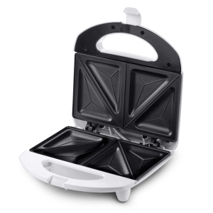 Aparat de sandvisuri Ufesa SW7862 750 W, farfurii antiaderente, etansare perfecta, 2 sandvisuri, fara BPA, alb, exclusiv - Img 3