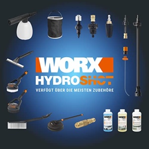 Aparat de spalat cu presiune fara fir WORX WG633E Hydroshot 20V - presiune maxima de 56 bar - multifunctional pentru curatare si udare - motor puterni - Img 10