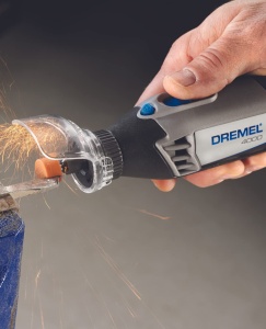 Aparat de taiat Dremel 550 cu protectie confortabila, usor de utilizat - Img 4