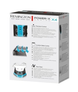 Aparat de tuns Remington Professional X4 (3 piepteni reglabili 3-35 mm, lame japoneze din otel inoxidabil, alimentat cu retea/baterie) Aparat de tuns parul, aparat de tuns parul, Power X Series HC4000 - Img 12