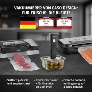 Aparat de vidat alimente CASO VRH 690, 150 cicluri, 20 Lmin, cu accesorii - Img 13
