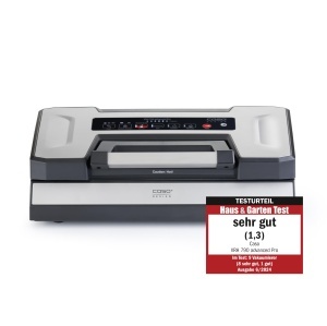 Aparat de vidat CASO VRH 790 Advanced Pro functie lichide 200 cicluri non-stop dublu sigiliu