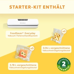Aparat de vidat FoodSaver Everyday VS0290X, compact, usor de utilizat, cu 5 pungi - Img 6