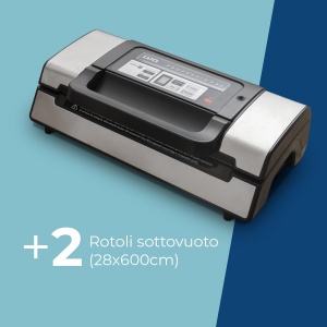 Aparat de vidat Laica VT3120, inox, functie marinare rapida, 2 role - Img 2