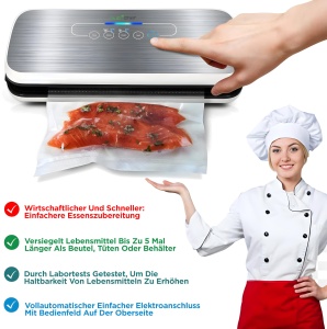 Aparat de vidat NutriChef Seal, 110W, compact, cu accesorii - Img 2