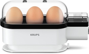 Aparat fiert oua Krups Ovomat Trio EG234115 3 oua semnal acustic AlbNegru - Img 5
