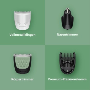Aparat multifunctional Philips Multigroom Series 9000 MG955615 19 accesorii 27 setari lungime lame autoascutite - Img 4