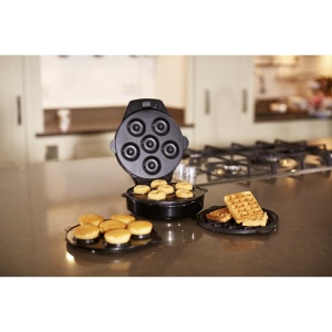 Aparat multifunctional Russell Hobbs Fiesta, 900W, Waffle, Cupcake, Donut, Rosu - Img 2